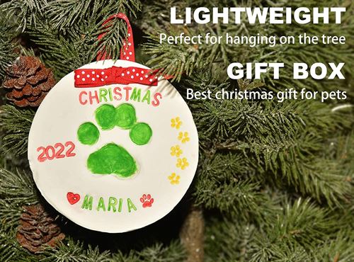 LOOBANI Dog Paw Print Ornaments Kit