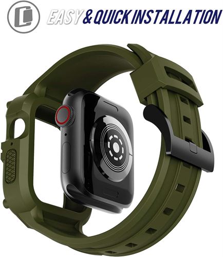T-ENGINE Case with Band Compatible with Apple Watch