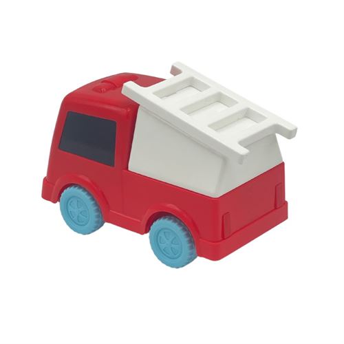Ice cream vending car toy for children with headlights - red color