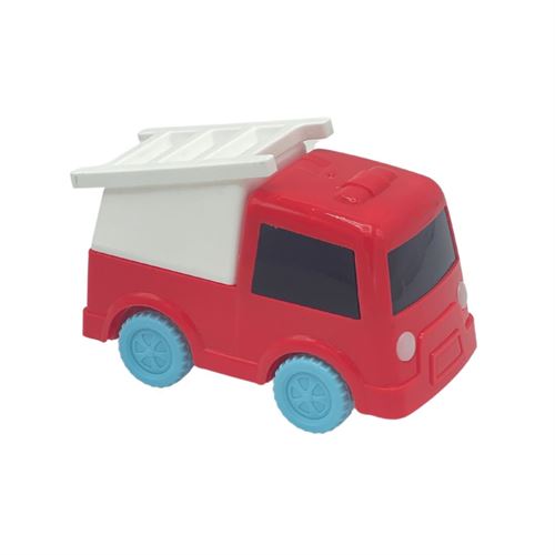 Ice cream vending car toy for children with headlights - red color