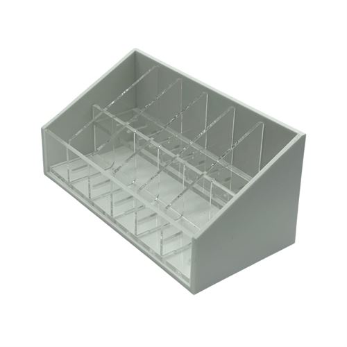 Acrylic riser makeup organizer with dividers 12 Section