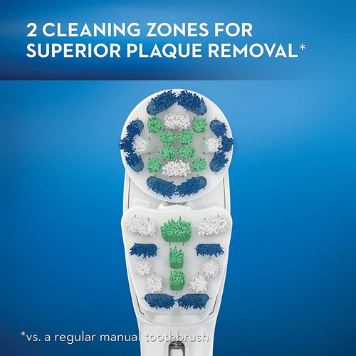Oral-B Dual Clean Replacement Electric Toothbrush Replacement Brush Head 1 count