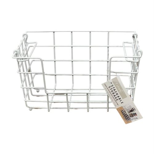 InterDesign York Lyra Under-the-Shelf Steel Wire Basket 12.5"