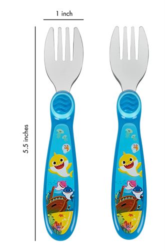 The First Years Disney Baby Minnie Mouse Stainless Steel Flatware for Kids