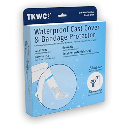 TKWC INC Water Proof Cast Cover for Shower - Watertight Protector