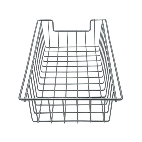 Wire Storage Basket , Metal Home Storage Box With Built In Handles For Storage
