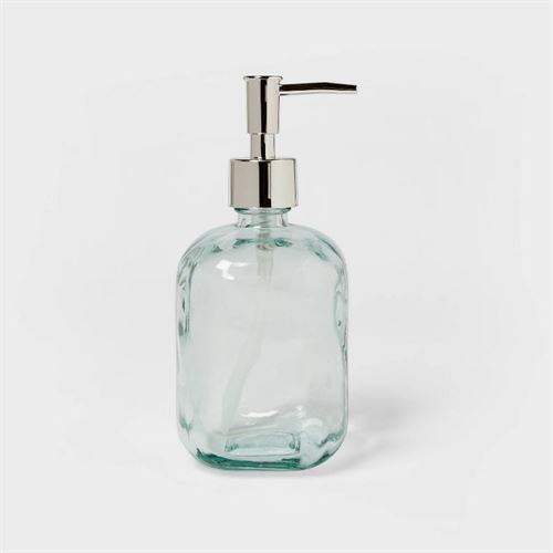 Threshold™ Recycled Glass Soap Dispenser Clear 445 Ml