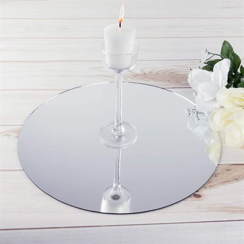 Super Z Outlet Round Mirror Wedding Table Centerpieces Pack of 10