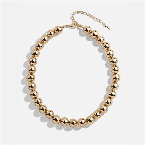 SUGARFIX by BaubleBar Bead Statement Necklace Gold color
