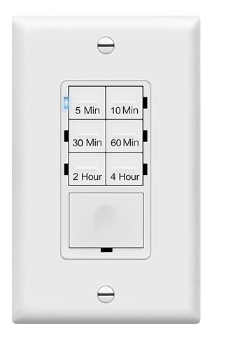 Enerlites HET06 in-Wall Digital Countdown Timer Switch - 120 V
