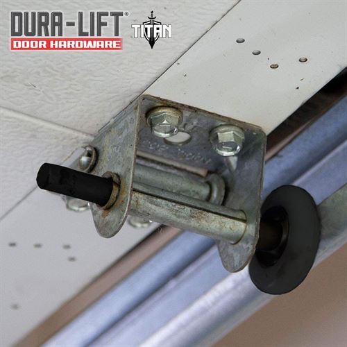 DURA-LIFT - Titan Premium 2 in. Sealed 6200ZZ Nylon Garage Door Roller with 4 in. Corrosion Resistant Stem ( 4 -Pack)