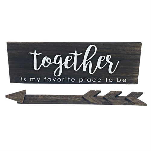 Rustic Wood Sign Family Print Together is My Favorite Place to Be