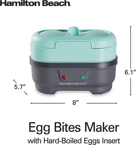 Hamilton Beach Electric Egg Bites Cooker, Hard Boiler & Poacher 120 volts