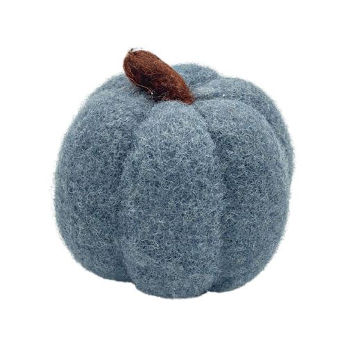 Fleece Pumpkin Halloween Decorations - Blue