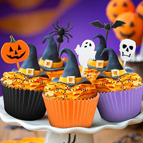 Halloween Cupcake Decorations Set