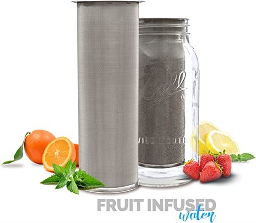 ALTURA - The TUBE+: Cold coffee maker and tea strainer set. Excellent mesh filter made of stainless steel