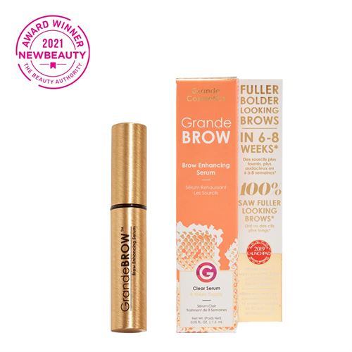 Grande Cosmetics GrandeBROW Brow Enhancing Serum, Promotes Appearance of Full, Bold Eyebrows, Cruelty Free