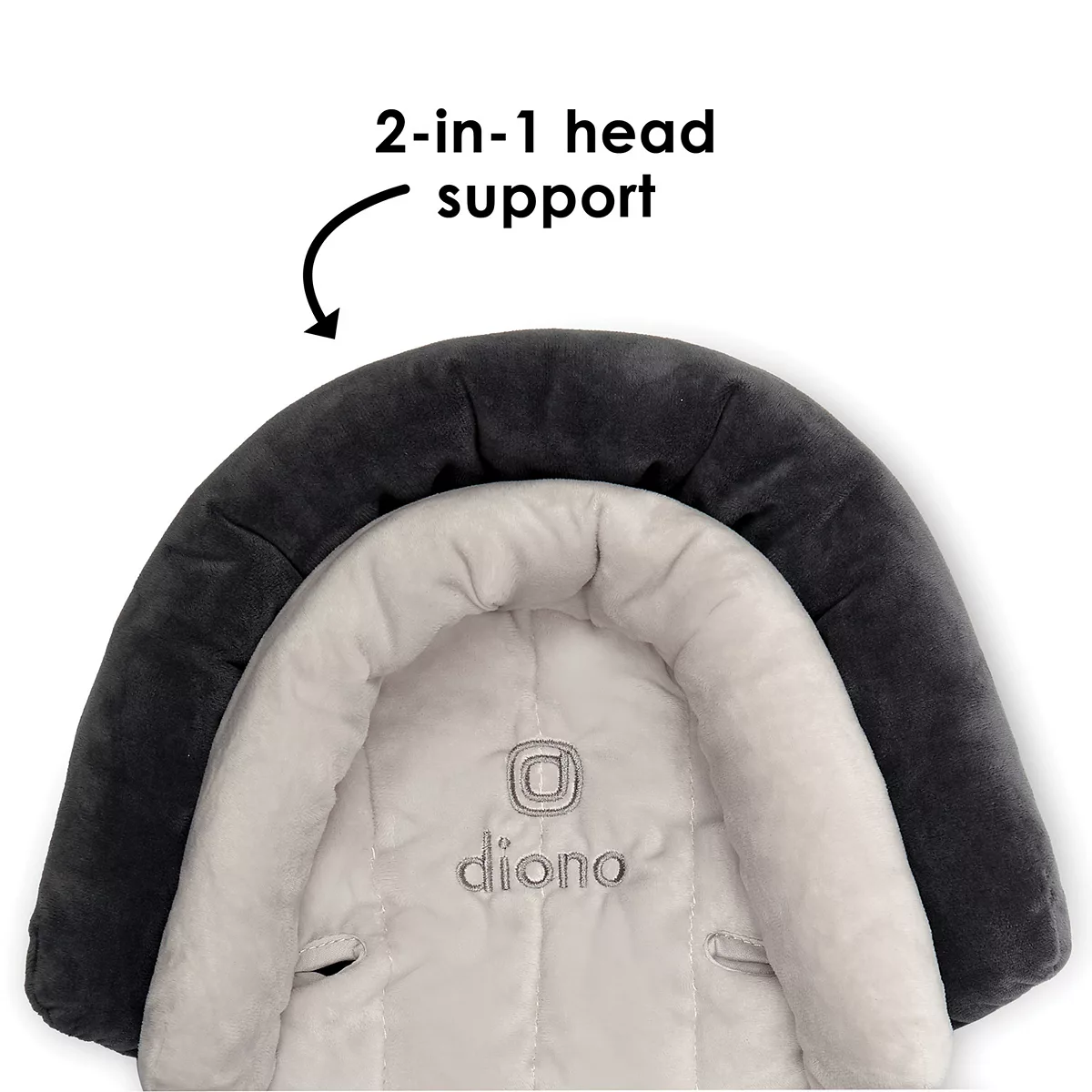Diono Cuddle Soft 2-in-1 Baby Head Neck Body Support Pillow for Newborn Baby Super Soft Car Seat Insert Cushion