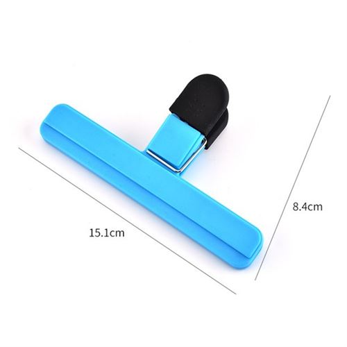 Yesbay Clip,3Pcs Sealing Clip Food Preservation Moisture-proof Seal Clamp Kitchen Tools,Blue