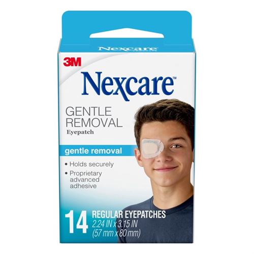 Nexcare 14 Pieces Gentle Removal Eye Patch Regular