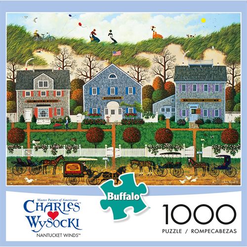Buffalo Games - Charles Wysocki - Nantucket Winds - 1000 Piece Jigsaw Puzzle