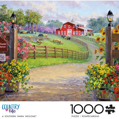 Buffalo Games - Country Life - A Southern Warm Welcome - 1000 Pieces Jigsaw Puzzle