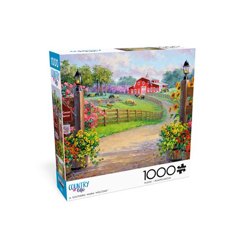Buffalo Games - Country Life - A Southern Warm Welcome - 1000 Pieces Jigsaw Puzzle