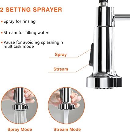 Modern Kitchen Faucet Pull Down Sprayer