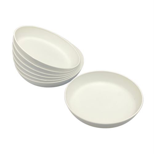 plastic round white Side Dishes - 7 -course set