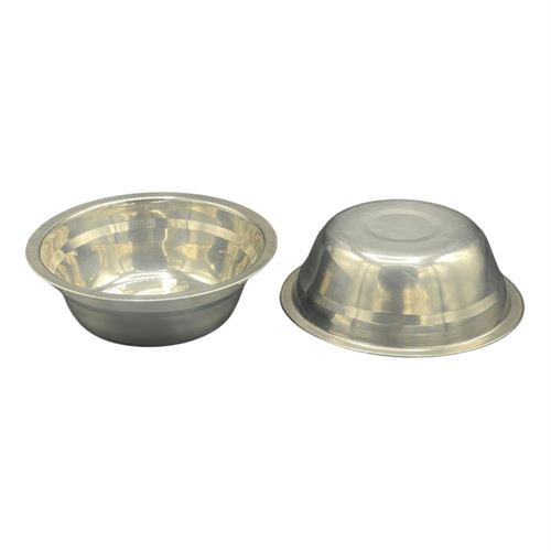 set of 2 Stainless Steel Pet Dog Water And Food Bowl