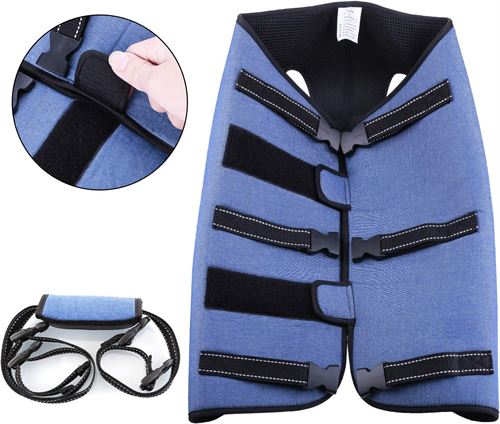 Coodeo Dog Lift Harness, Pet Support & Rehabilitation Sling Lift Adjustable Vest Breathable Straps for Old, Disabled, Joint Injuries, Arthritis, Loss of Stability Dogs Walk