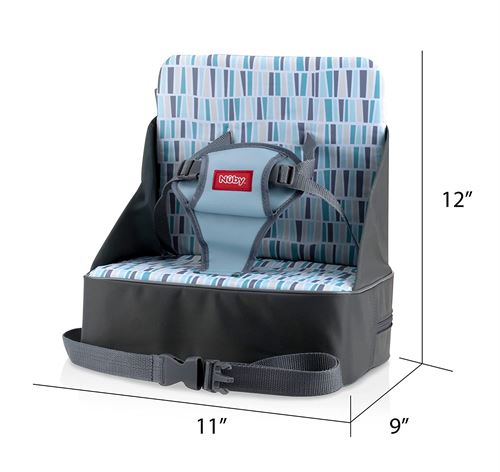 Nuby Easy Go Safety Lightweight High Chair Booster Seat, Great for Travel,