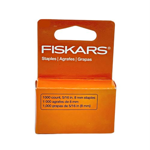 Fiskars Built to DIY Precision Staple Gun Staples 1,000/Pkg-5/16"