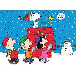Ceaco Peanuts Holiday: Snoopy and The Singers Kids' Jigsaw Puzzle - 100pc