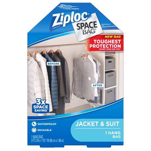 Ziploc Space Bag Jacket & Suit 1 ct
