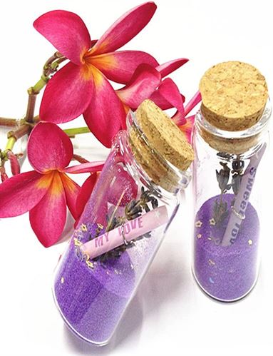 JASEASYZ Mini Glass Jars with Cork Lids, 10ml DIY herb Sand Art