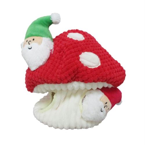 Holiday Time HD Dog Toys Endcap Plush Mushroom