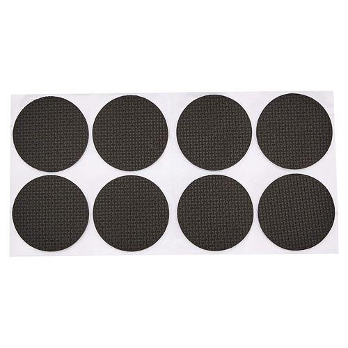 Amazon Basics Rubber Furniture Pads, Black, 5 cm Round, 8 pcs