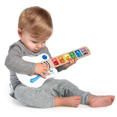 Baby Einstein Strum Along Songs Magic Touch Musical Wooden Electronic Guitar Toy.