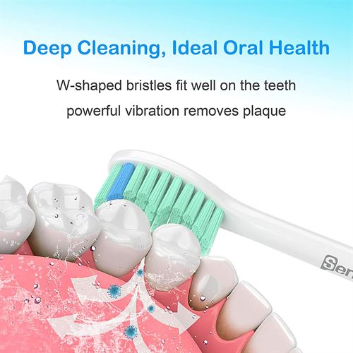 Replacement Toothbrush Heads Perfectly Compatible with Philips Sonicare