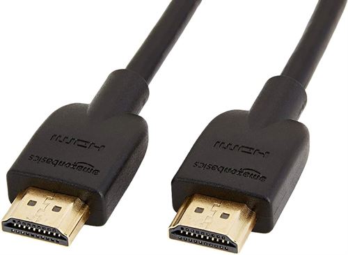 Amazon Basics High-Speed HDMI Cable (18 Gbps, 4K/60Hz) - 91cm