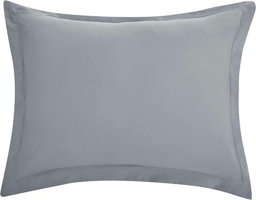 Amazon Basics Light-Weight Microfiber Duvet Cover Set with Zipper Closure