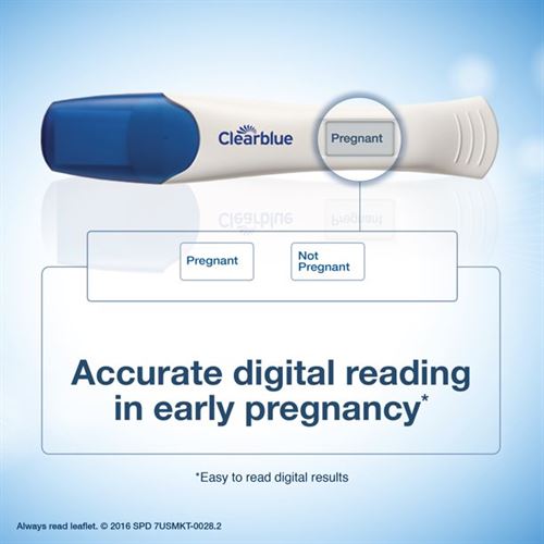 Clearblue Digital Pregnancy Tester with Smart Countdown, 4 Testers