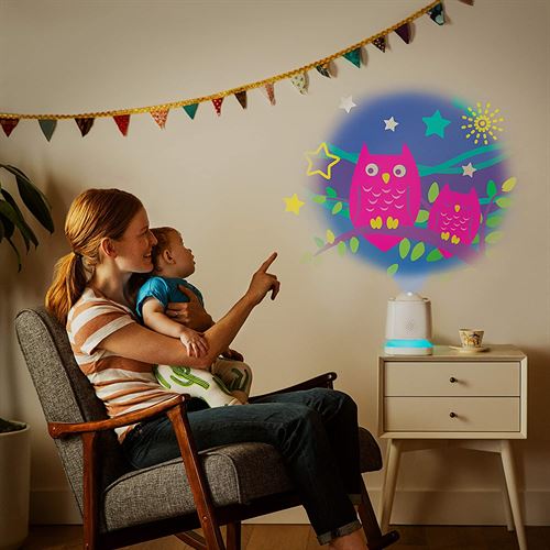Munchkin Sound Asleep Nursery Projector and Sound Machine with LED Nightlight