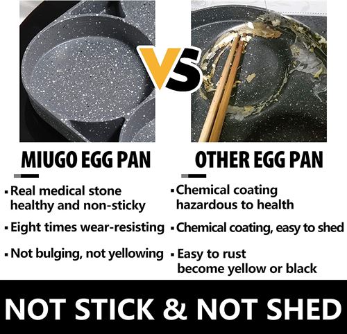 MIUGO four-cup egg pan