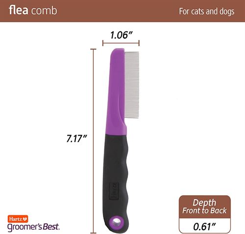 Hartz Groomer's Best Flea Comb for Dogs and Cats