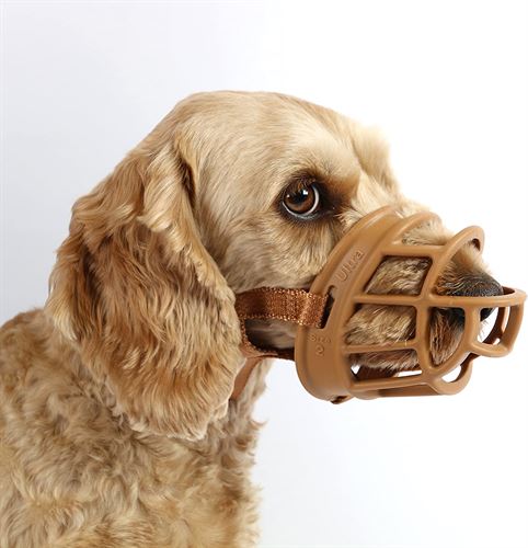 BASKERVILLE Ultra Muzzle for Dogs, Brown