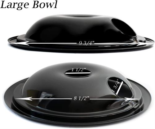 4 Pack Round Black Porcelain Drip Pans for electric Stove