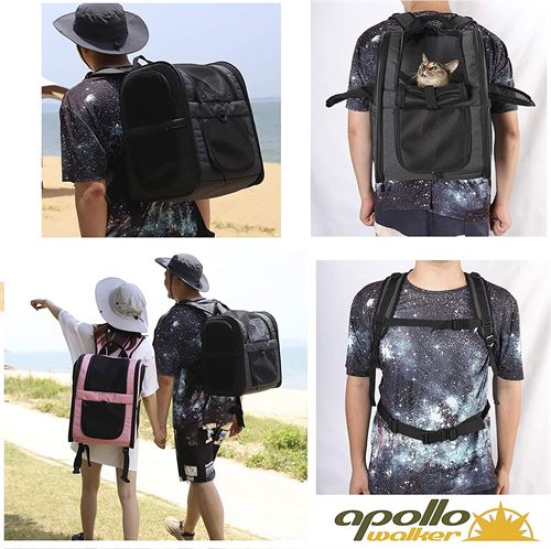 Apollo Walker Pet Carrier Backpack for Large/Small Cats and Dogs