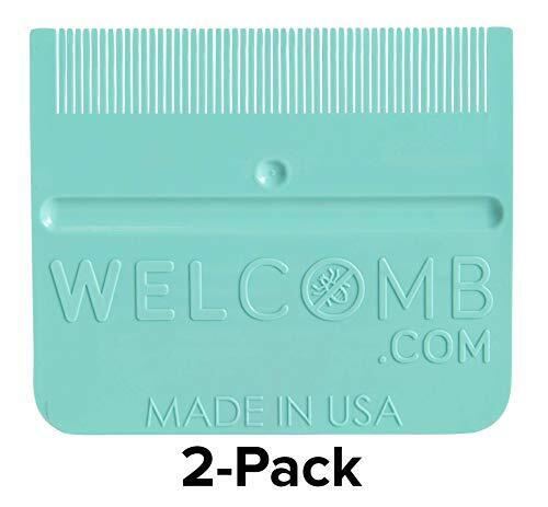 WelComb Lice- and Nit-Removal Comb for Kids and Adults, Set of 2